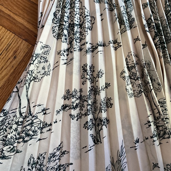 &Other Stories Toile de Jouy Pleated skirt size 2 - Picture 4 of 6
